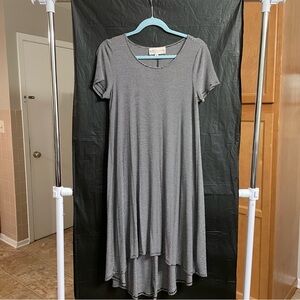 Philosophy Medium Striped High-Low Sundress Scoop Neck Short Sleeve Summer
